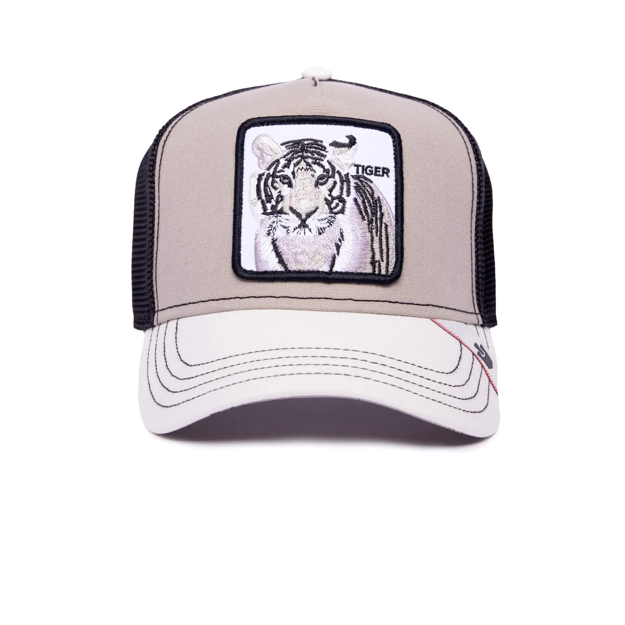 Goorin Bros MV Stripes (Tiger) Trucker Hat (Grey)