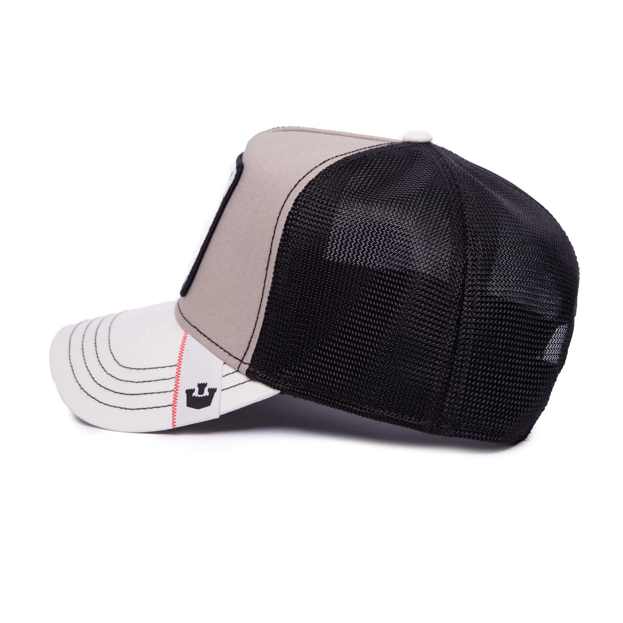 Goorin Bros MV Stripes (Tiger) Trucker Hat (Grey)