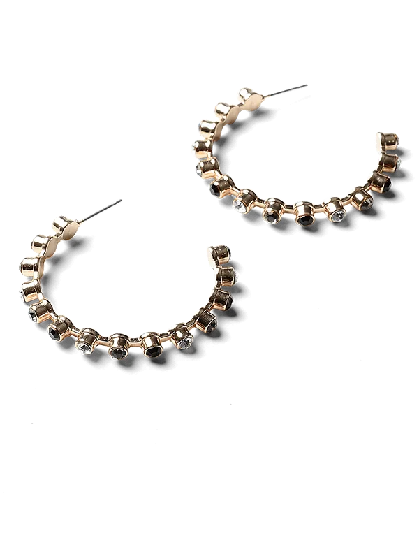 Jane Gold Hoop Earrings