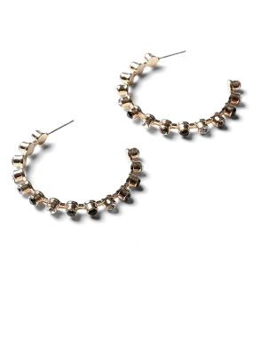 Jane Gold Hoop Earrings