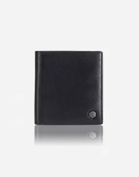 Jekyll & Hide Monaco Slim Billfold Card Holder With Coin Soft Black