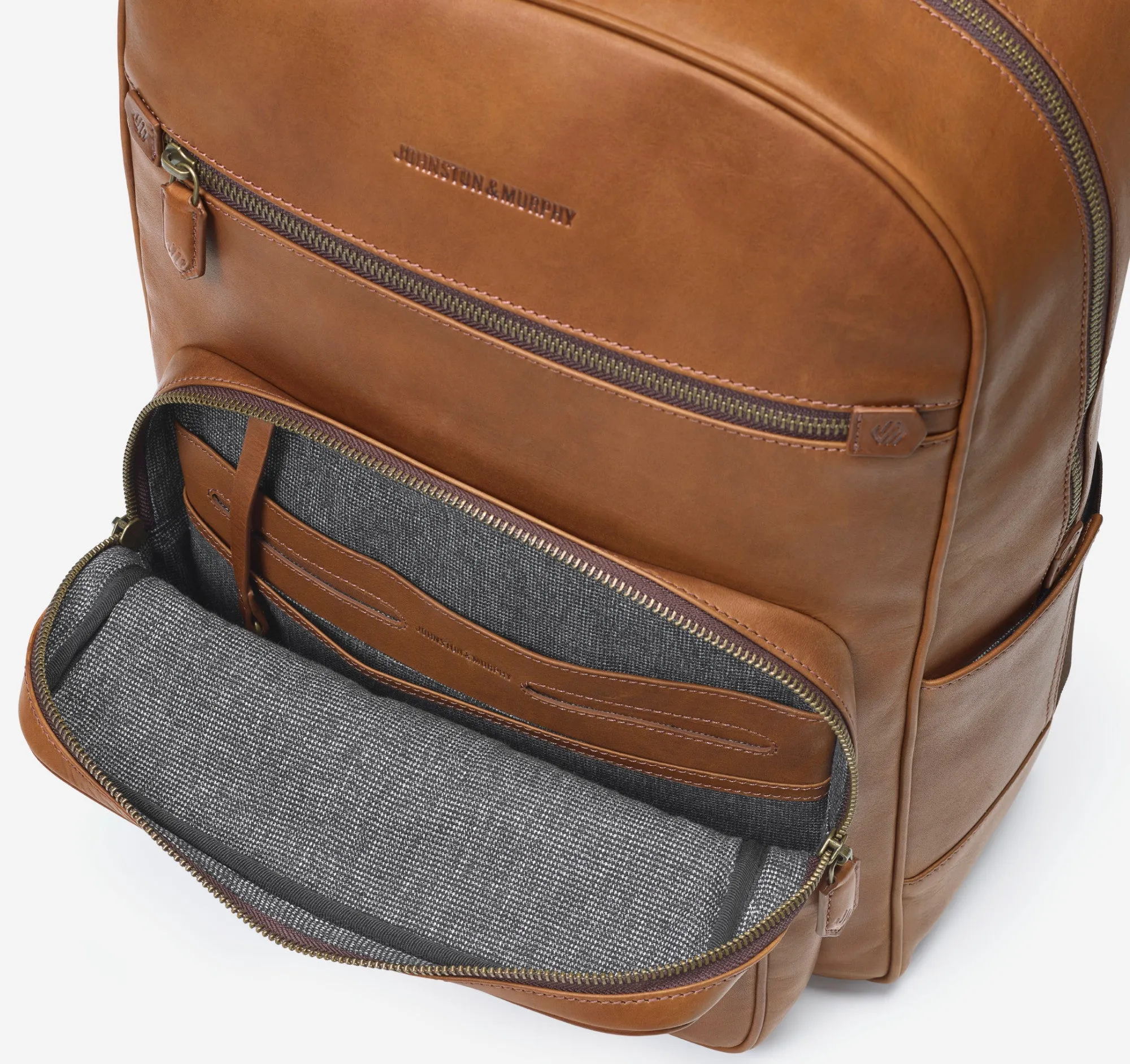 Johnston & Murphy - Rhodes Backpack Tan