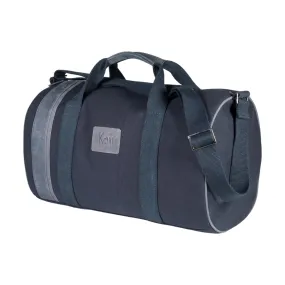 Kaili Mood Canvas and Leather Travel Duffle Bag Blue