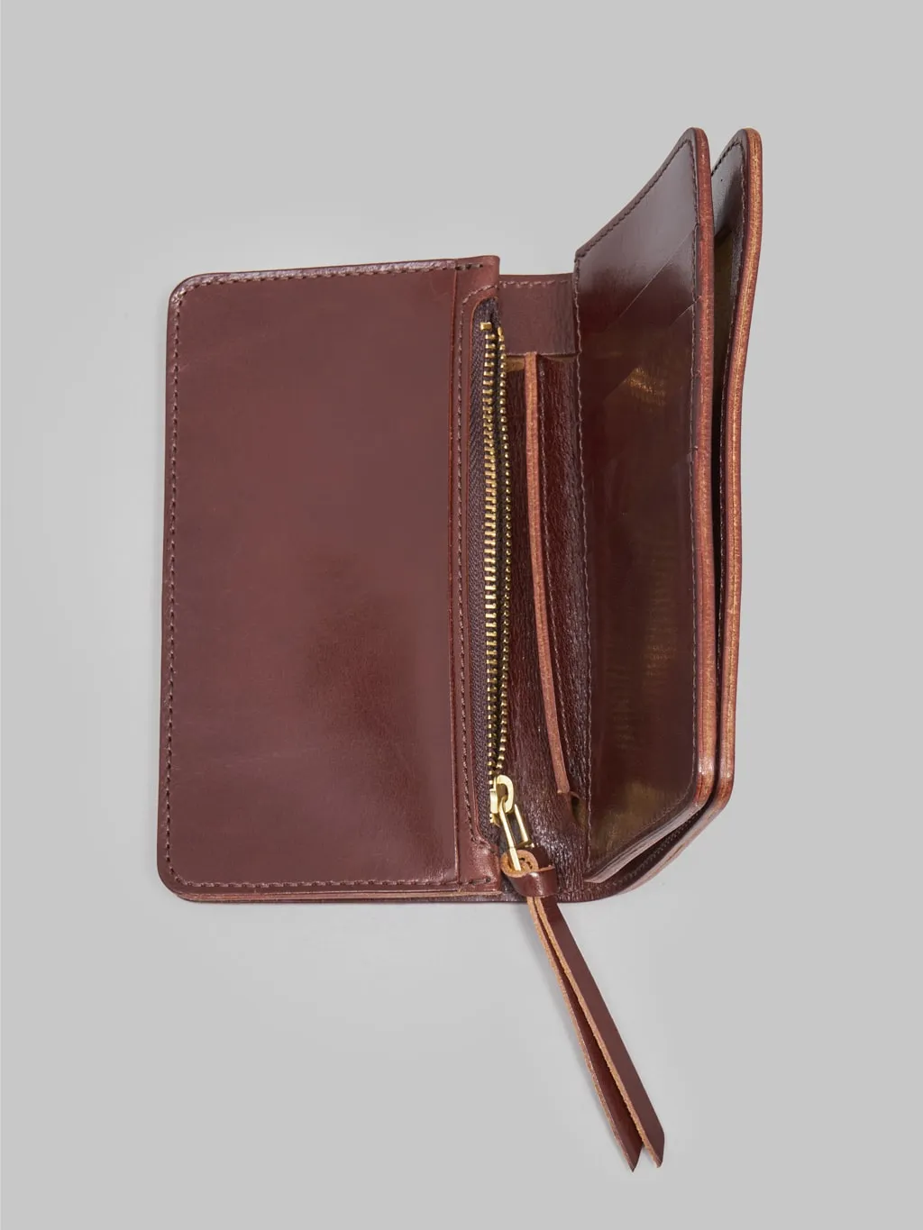 Kobashi Studio Middle Wallet Brown