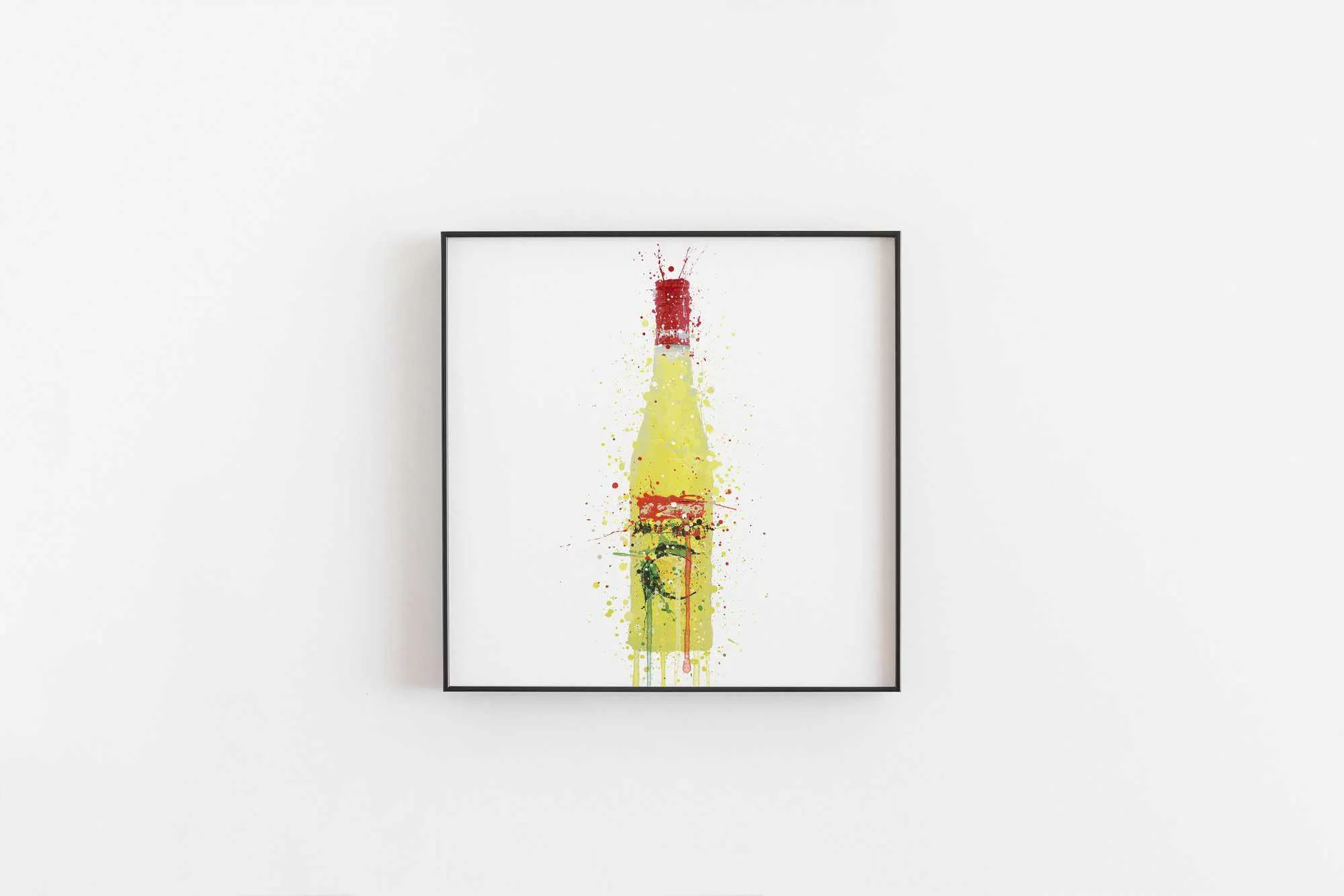 Liqueur Bottle Wall Art Print 'Citrus'