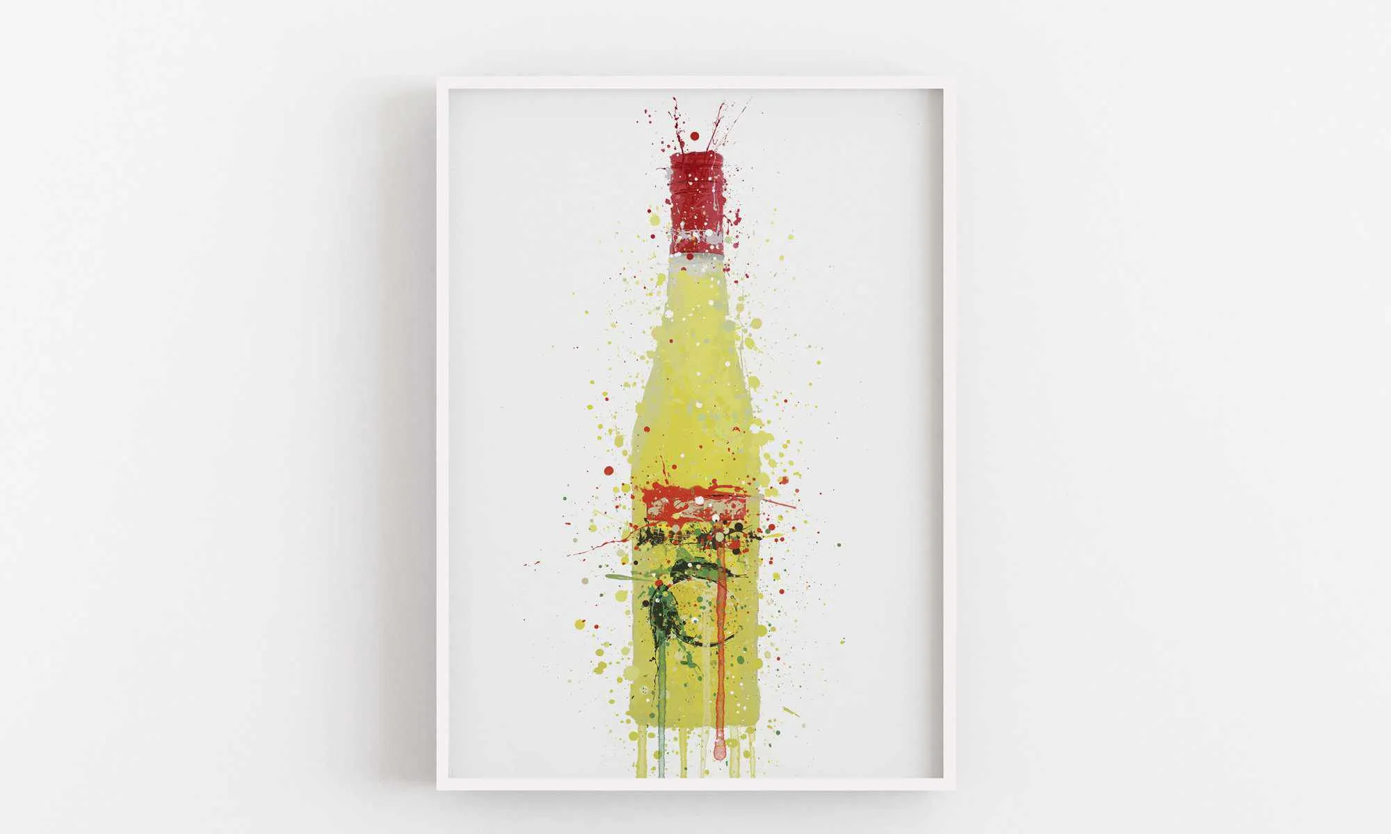 Liqueur Bottle Wall Art Print 'Citrus'