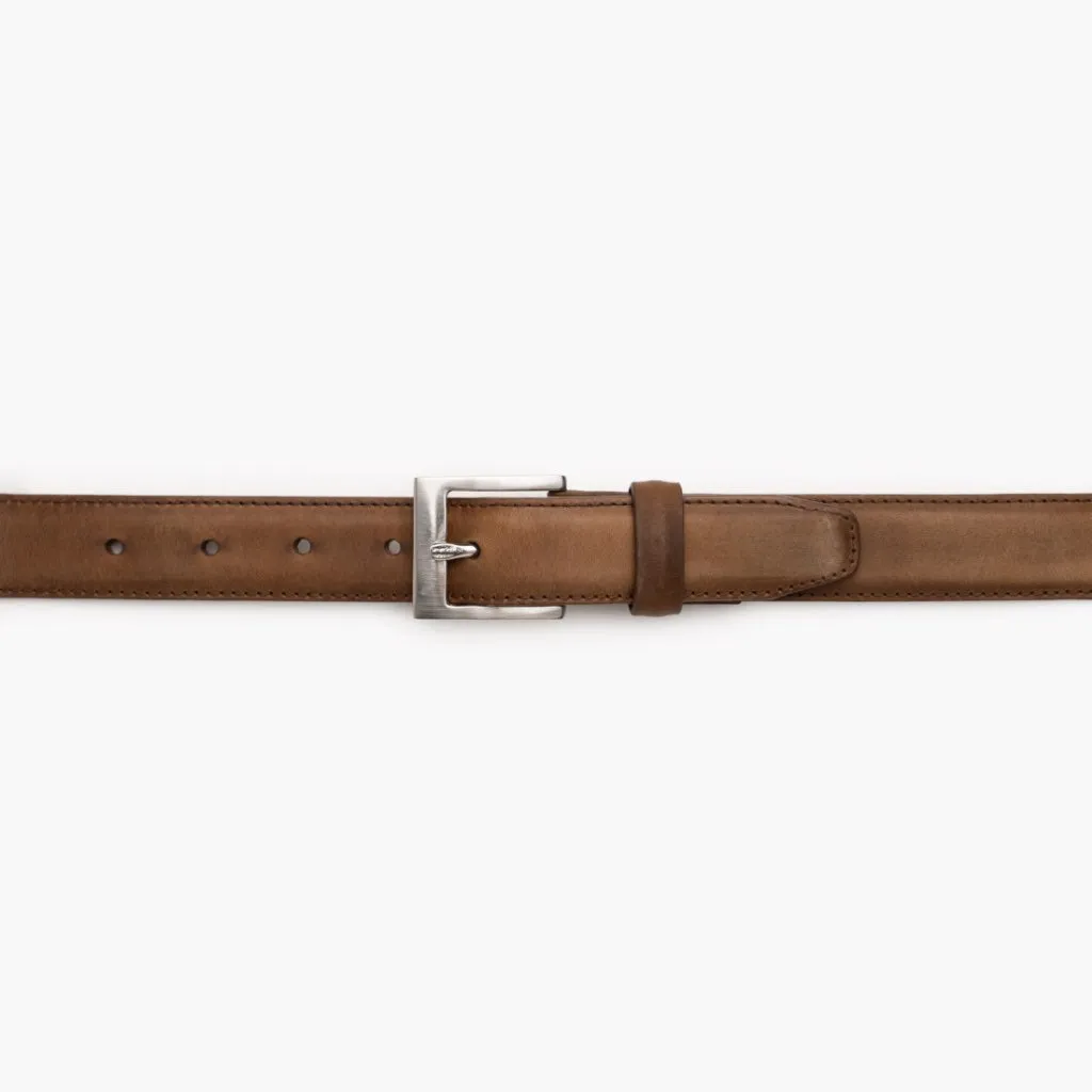 Men's Classic Leather Belt | Burnt Copper