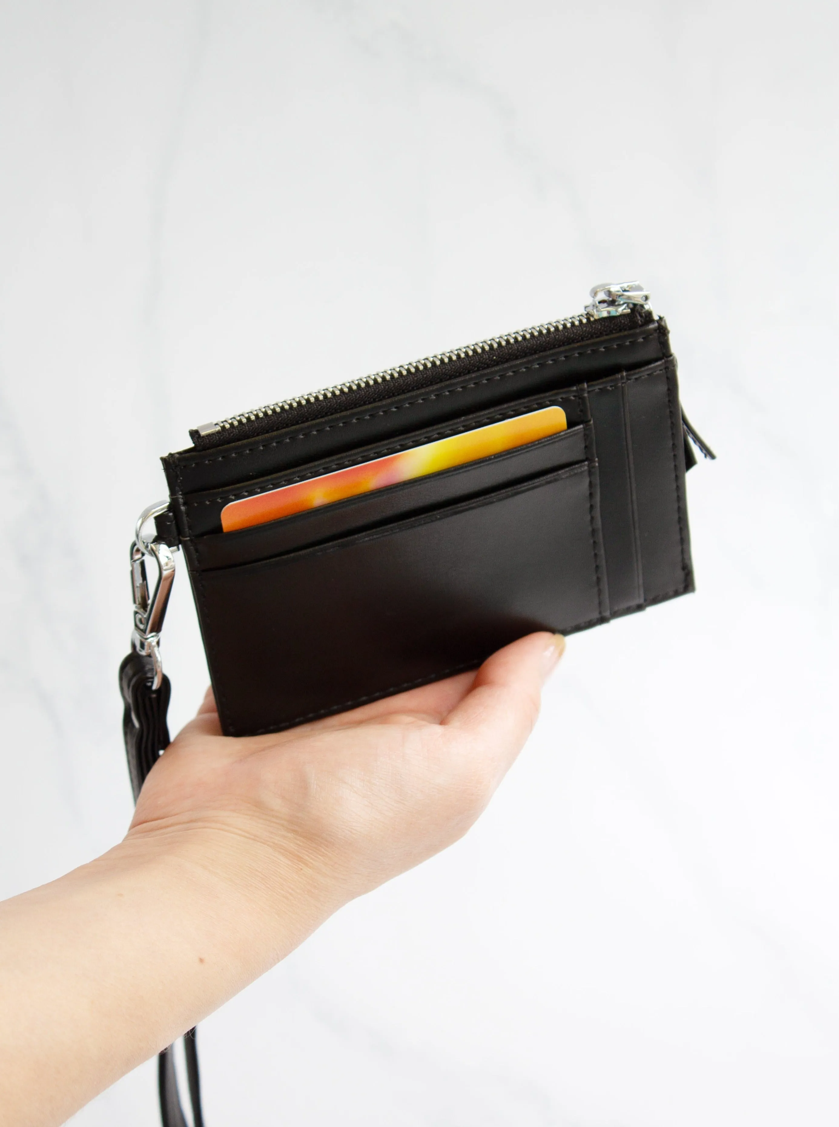 Mini Wristlet - Black