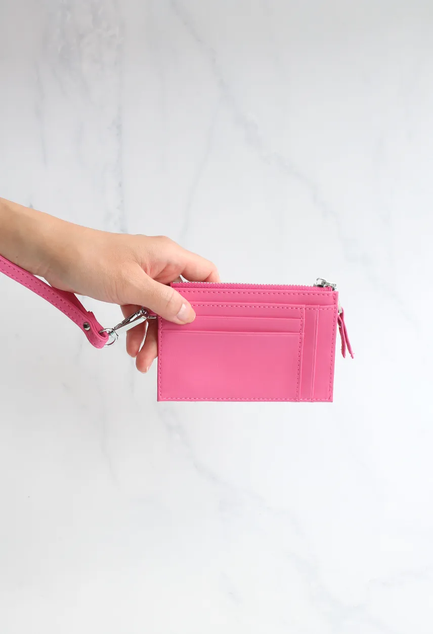 Mini Wristlet - Bubblegum Pink