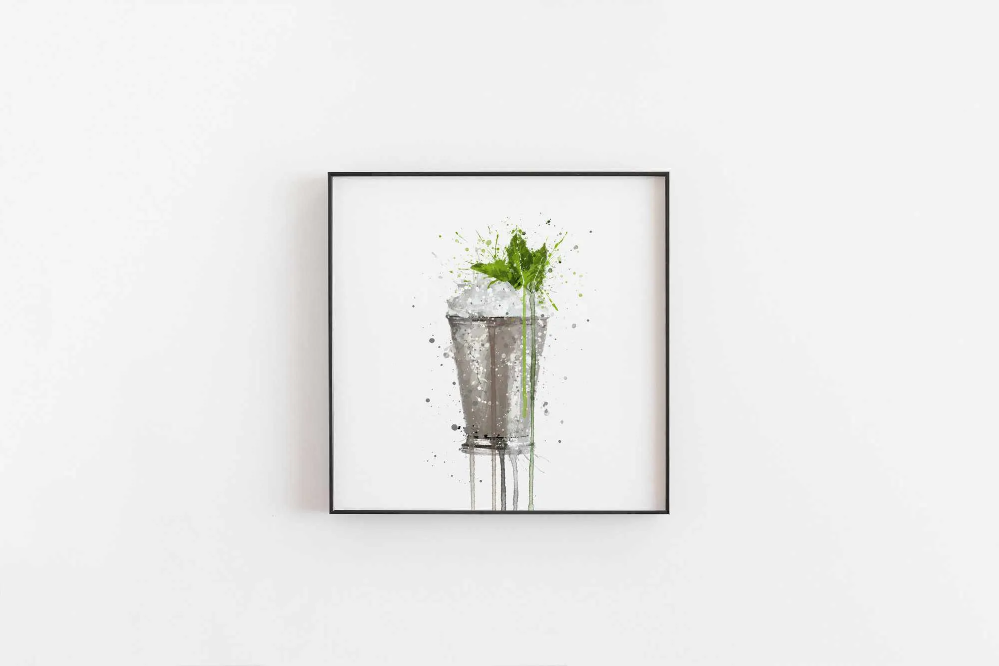 Mint Julep Cocktail Wall Art Print