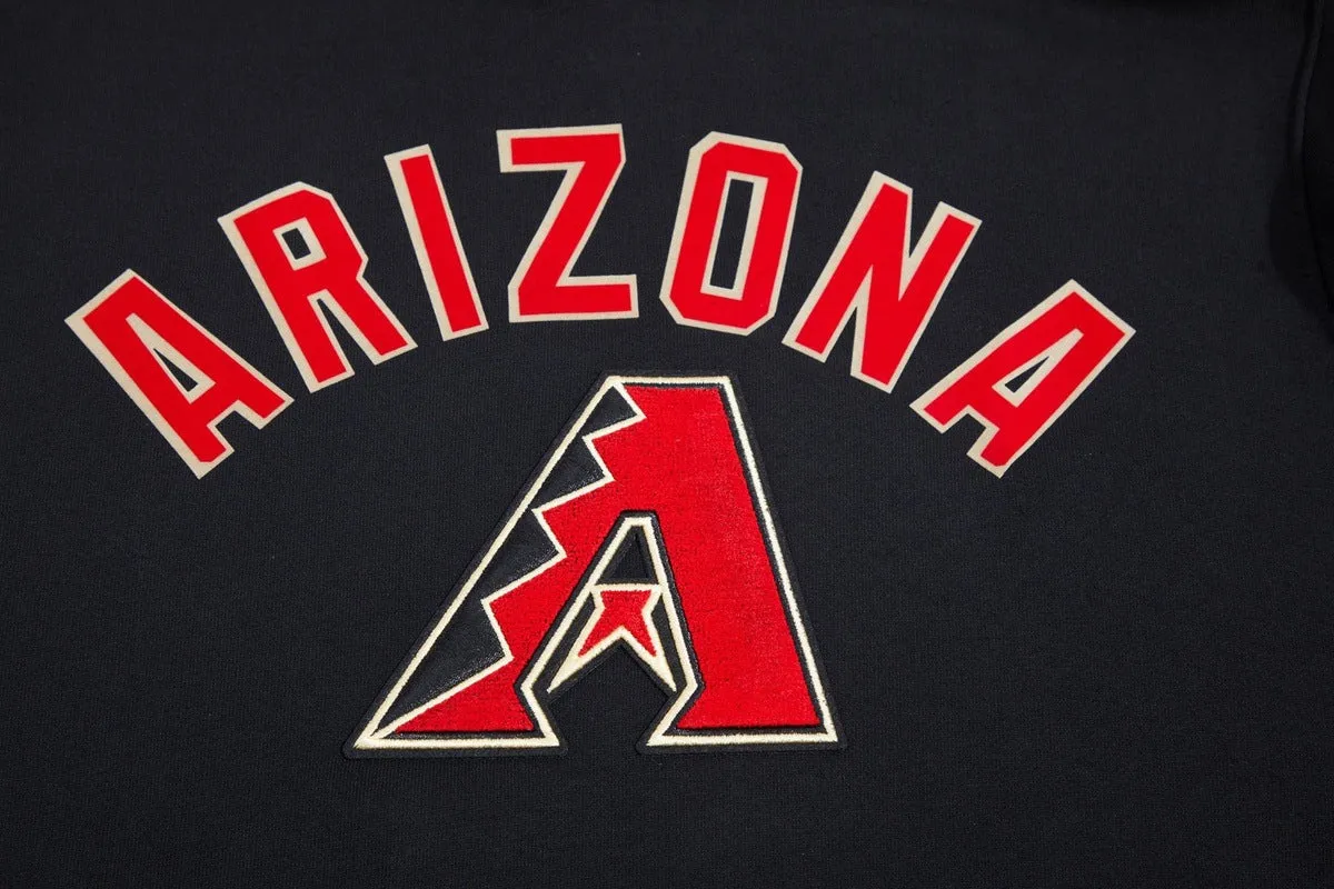 MLB ARIZONA DIAMONDBACKS CLASSIC MEN'S PO HOODIE (BLACK)