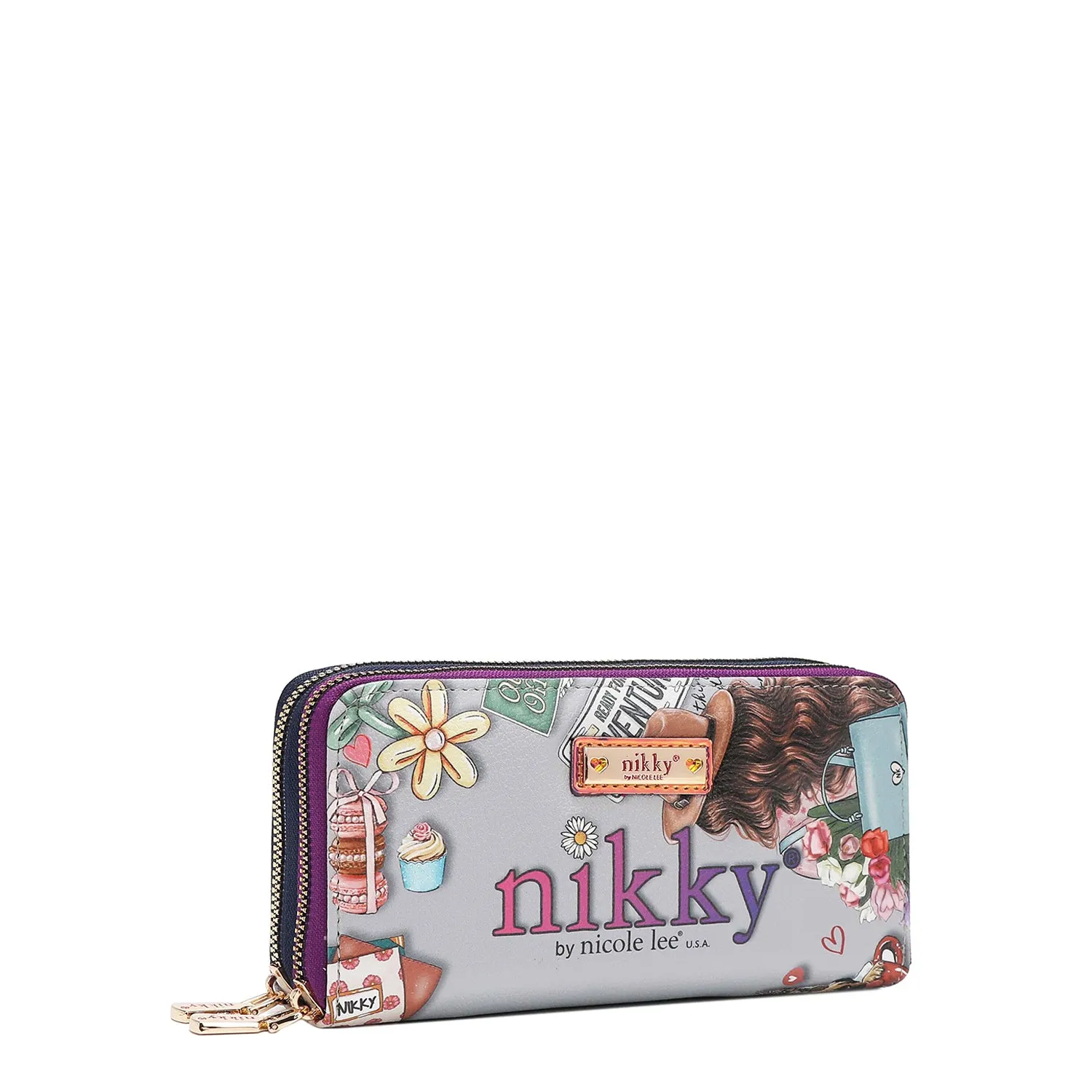 NIKKY DOUBLE ZIPPER WALLET V.2