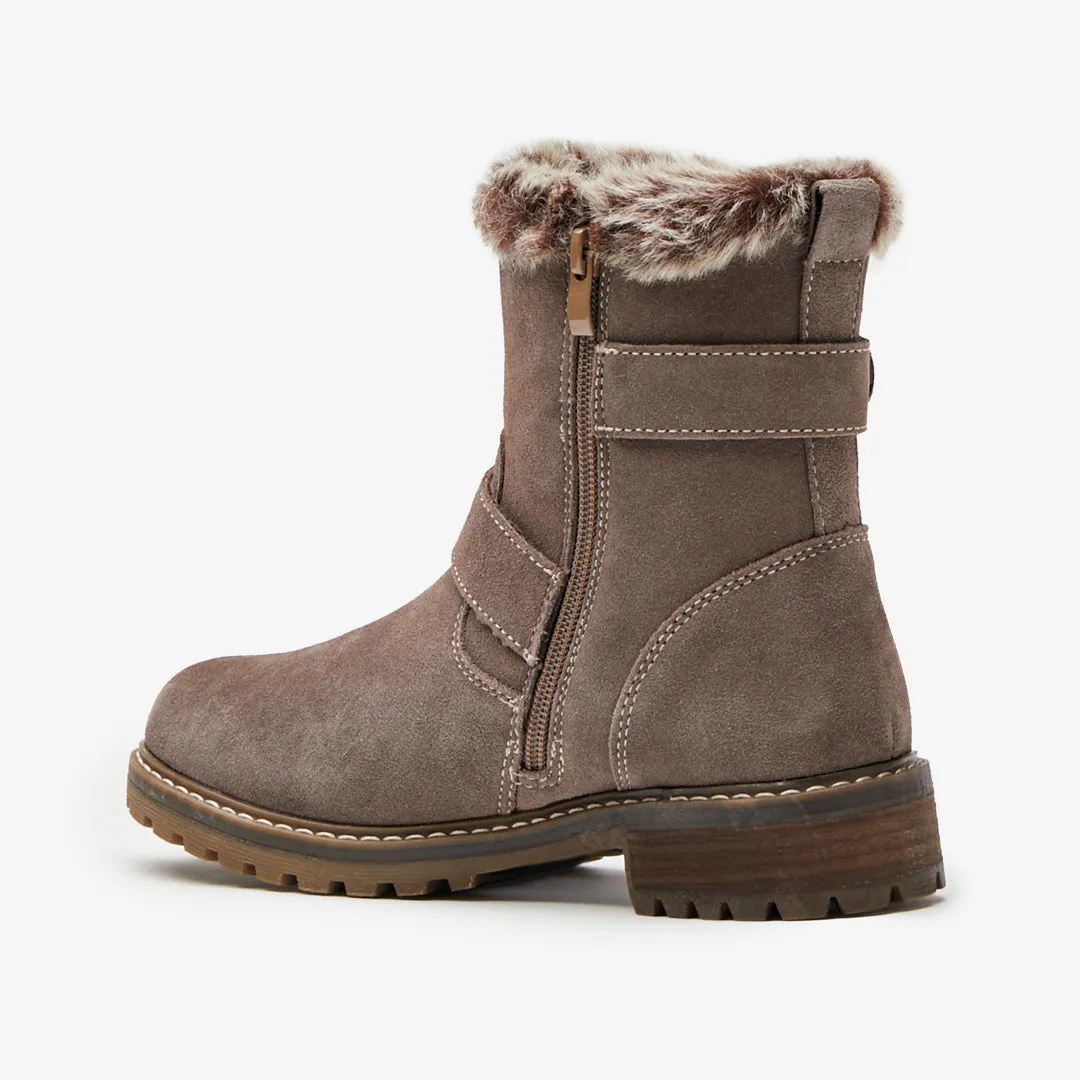 Oakland Wide Fit Women's Suede Ankle Boot