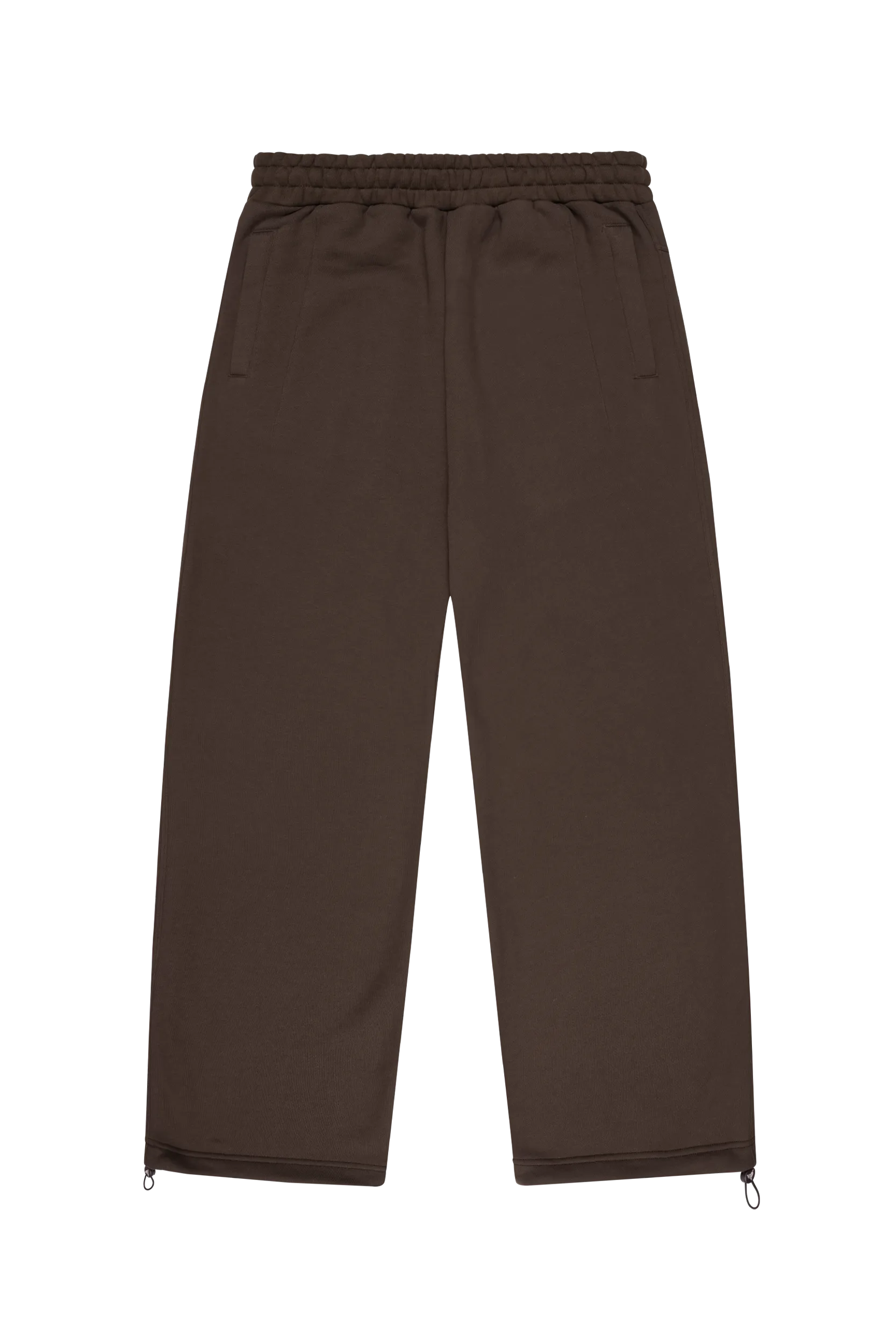 OPEN LEG CHOCOLATE BROWN JOGGER