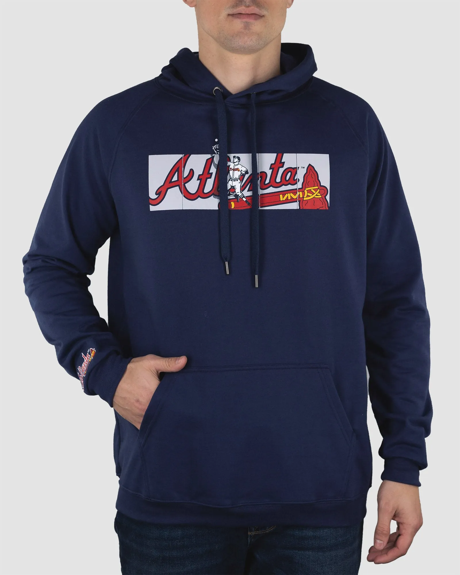 Outfield Fence Hoodie - Atlanta Braves