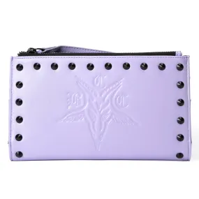 Purple BCC Goat - Wristlet Pouch