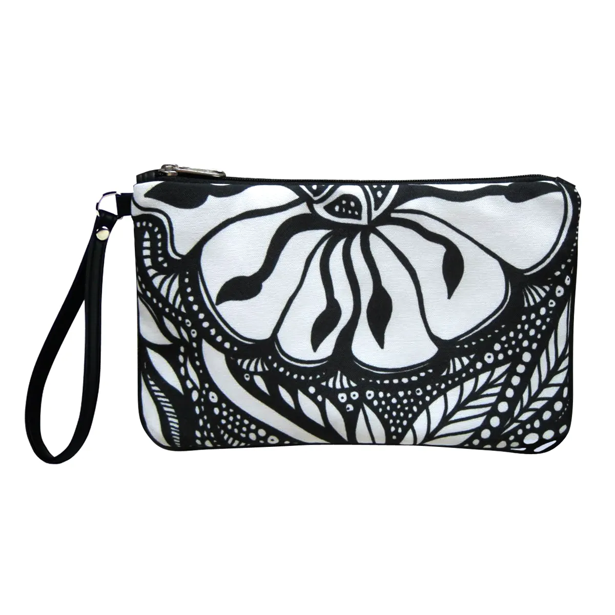 "Botanica" Vegan Clutch/Crossbody Bag Design by Dallas Artist Jody Pham (Multicolored )