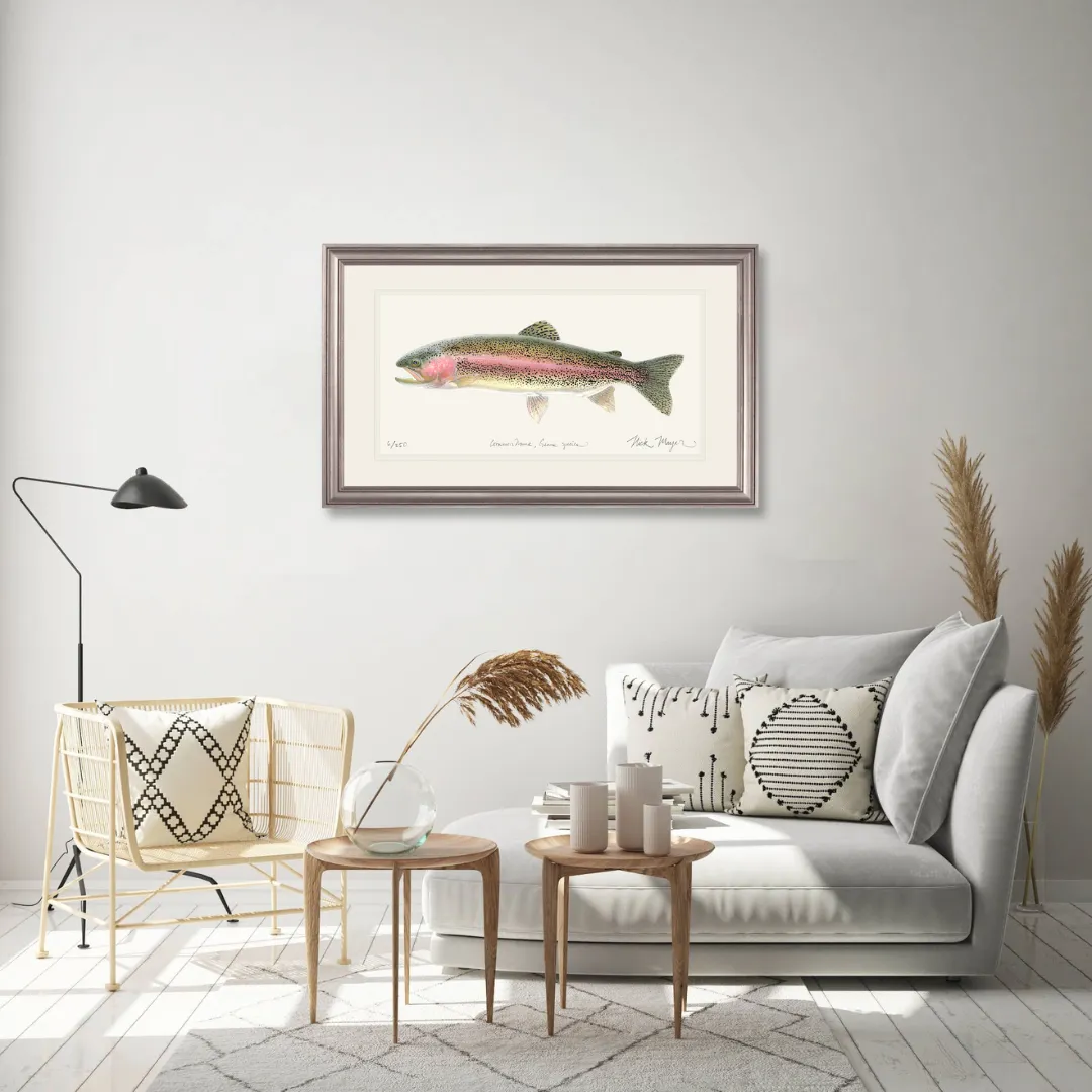 Rainbow Trout Print - Best Seller