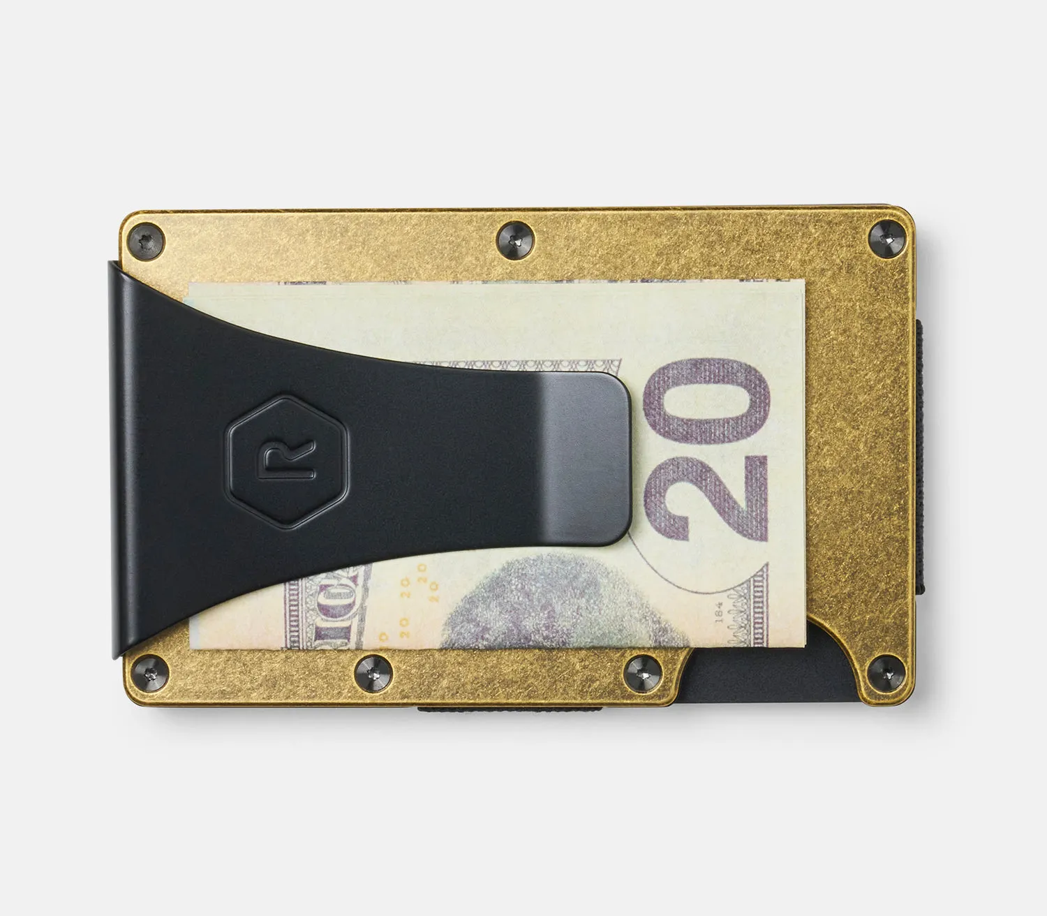 Ridge Wallet - Brass