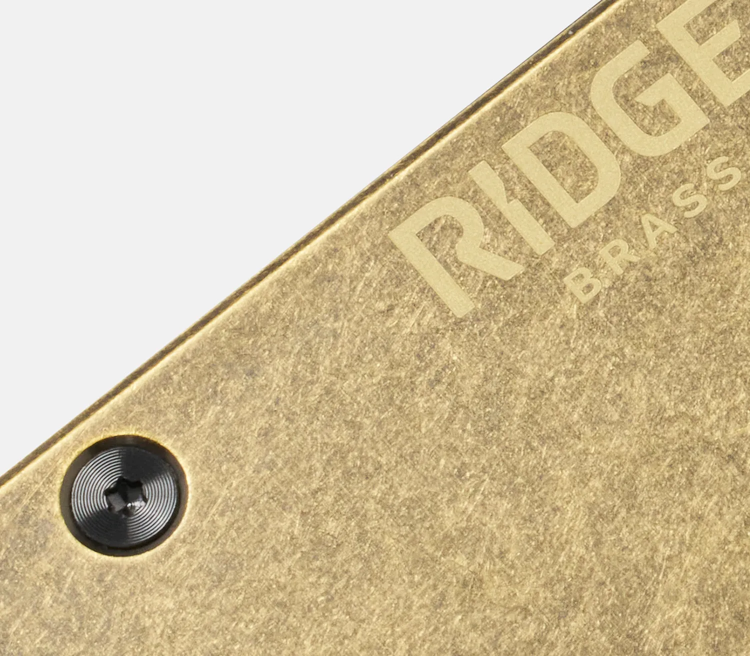 Ridge Wallet - Brass