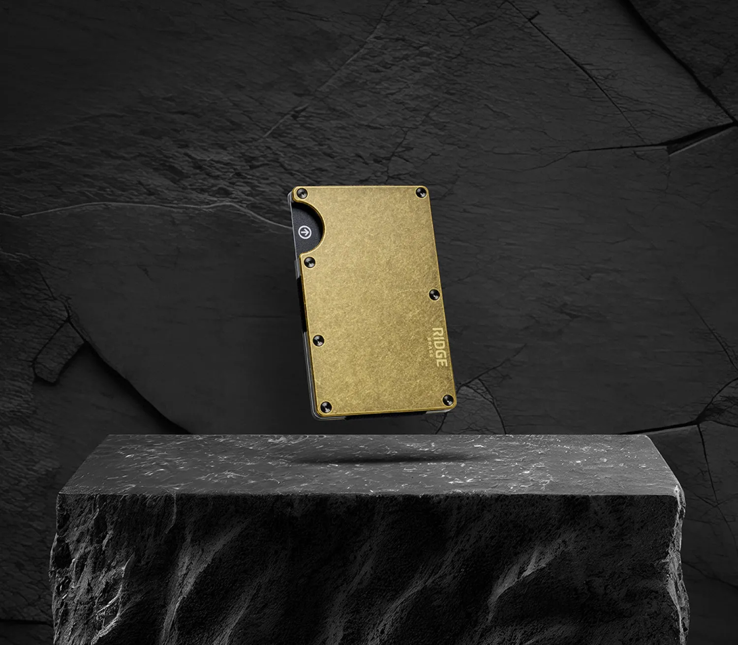 Ridge Wallet - Brass