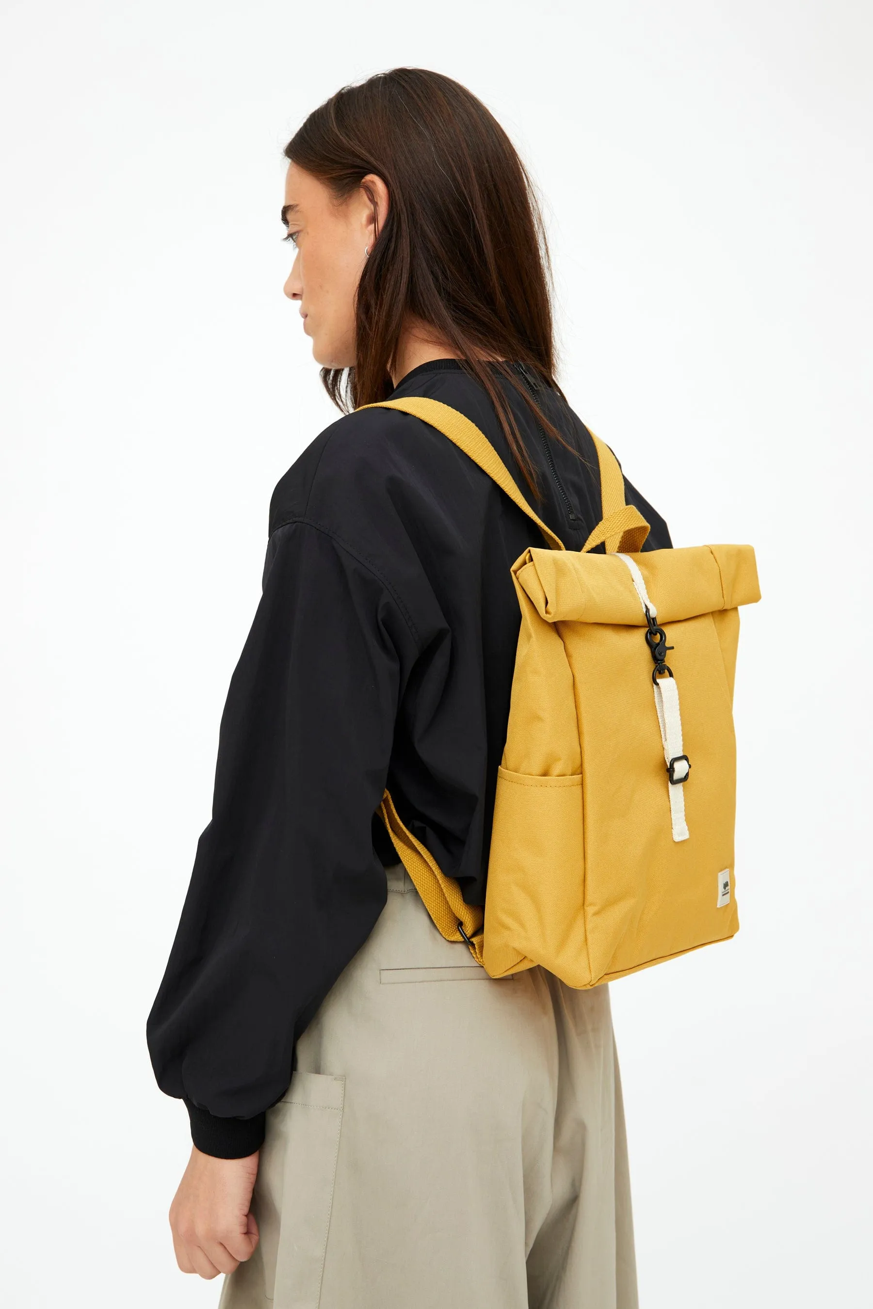 Roll Mini Backpack Mustard