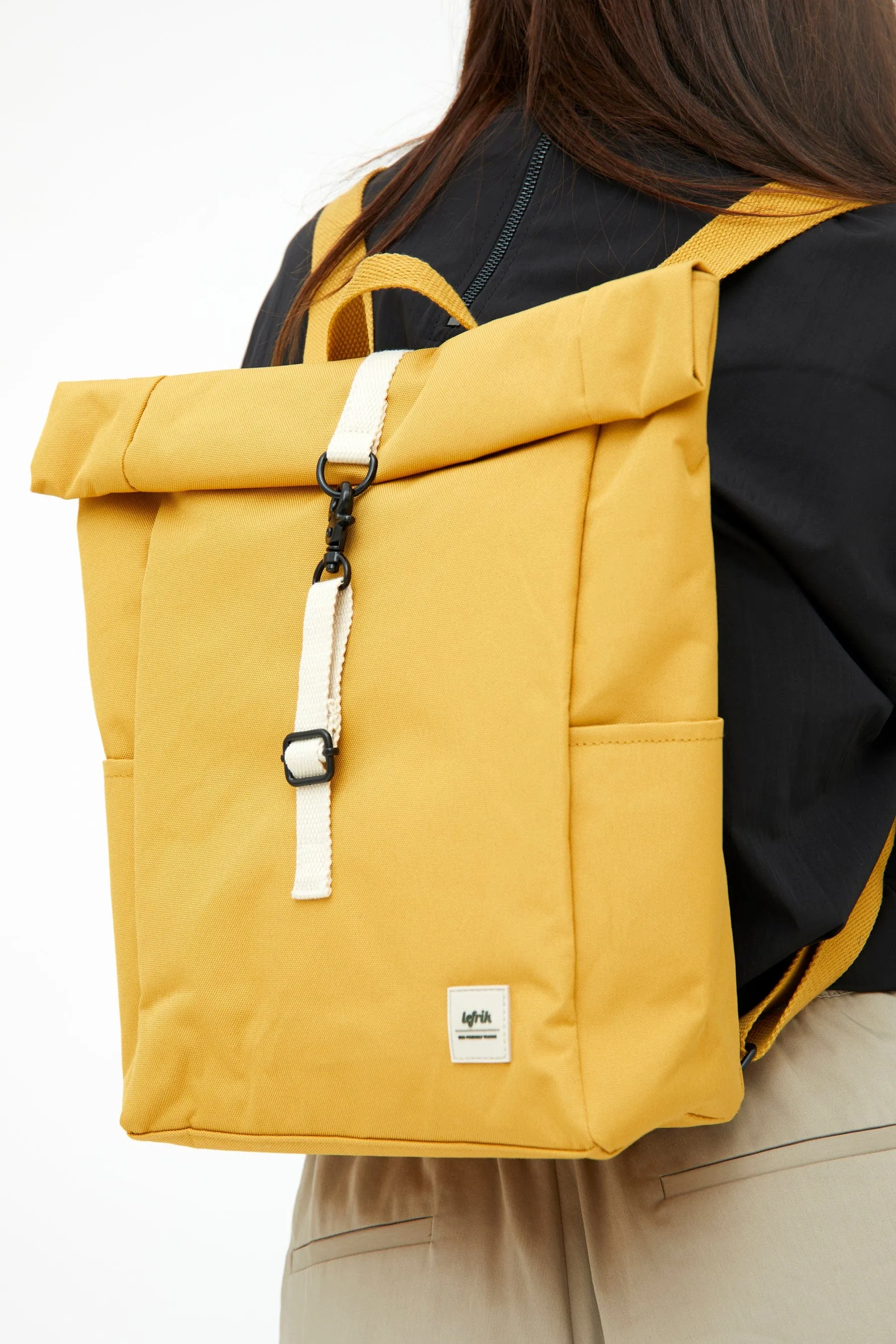 Roll Mini Backpack Mustard