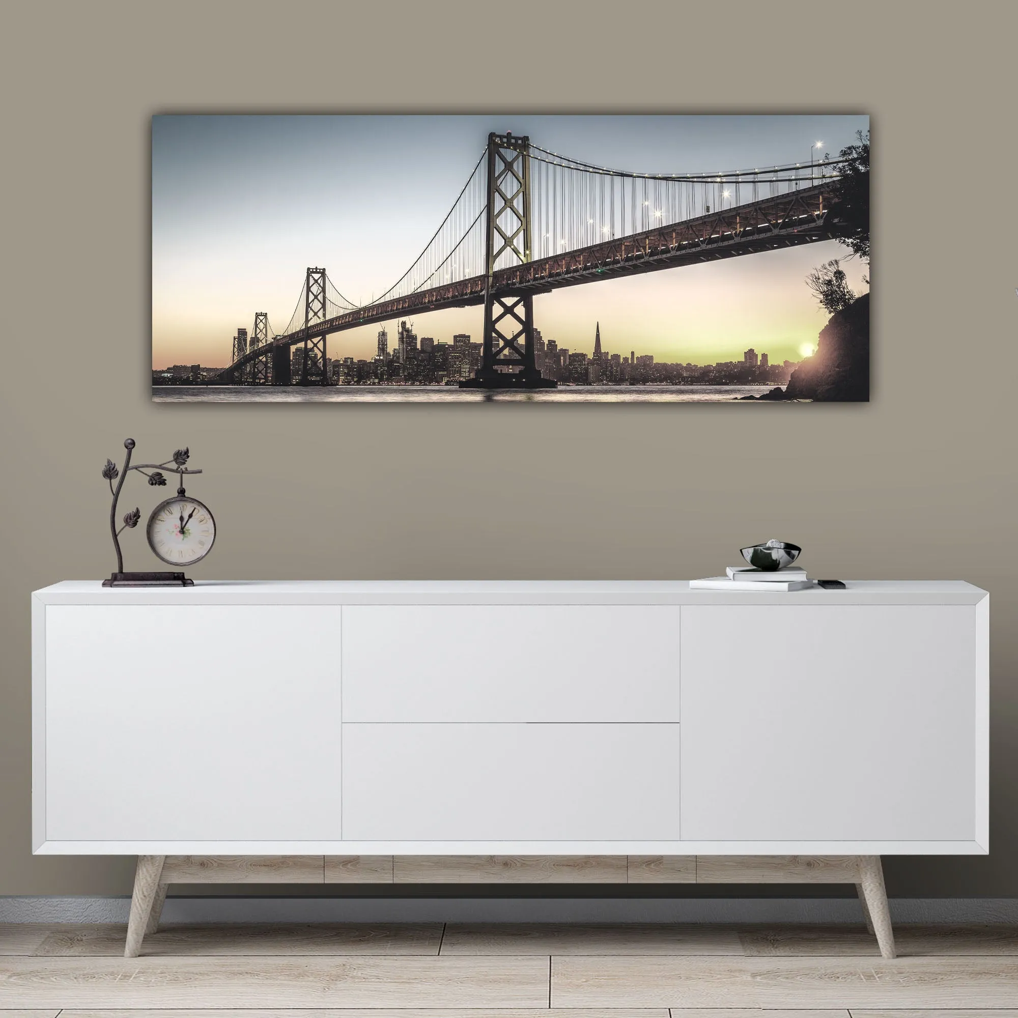 San Francisco Bay Bridge on Canvas