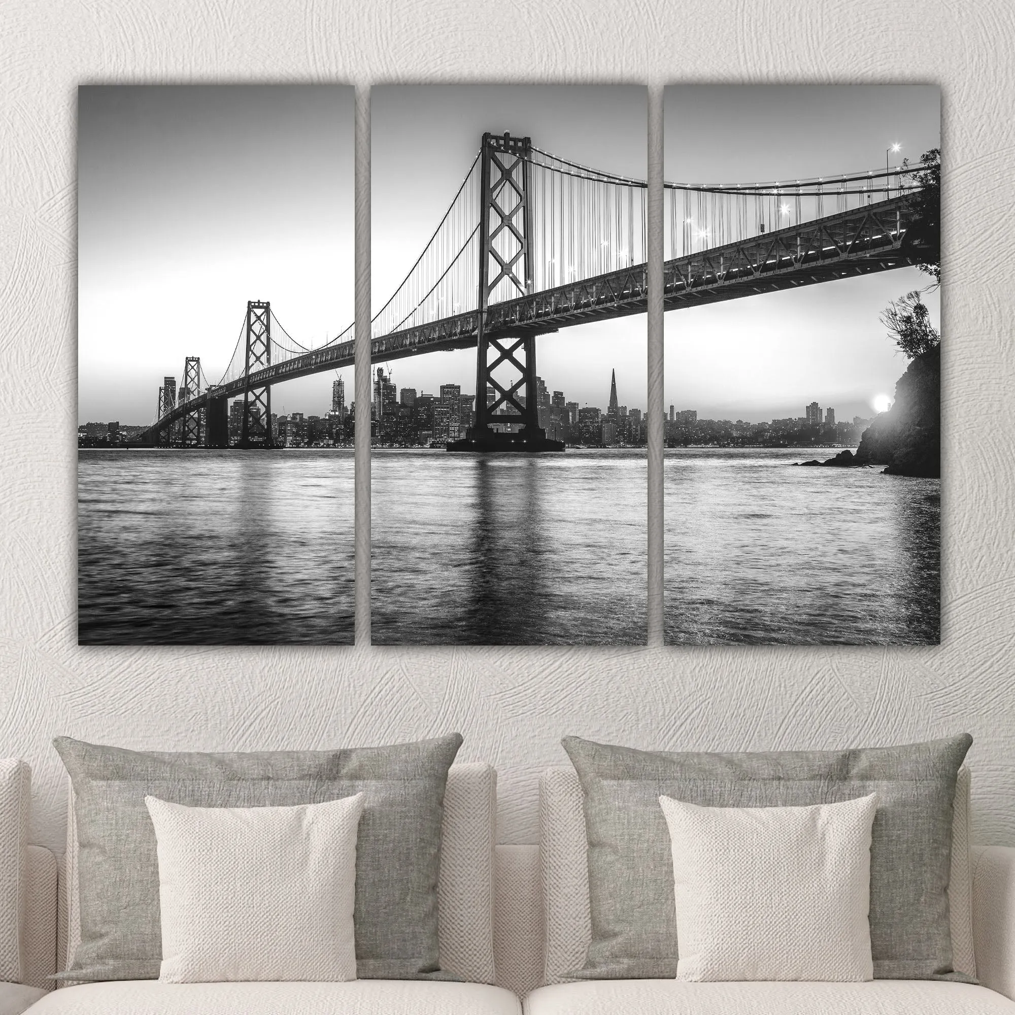 San Francisco Bay Bridge on Canvas