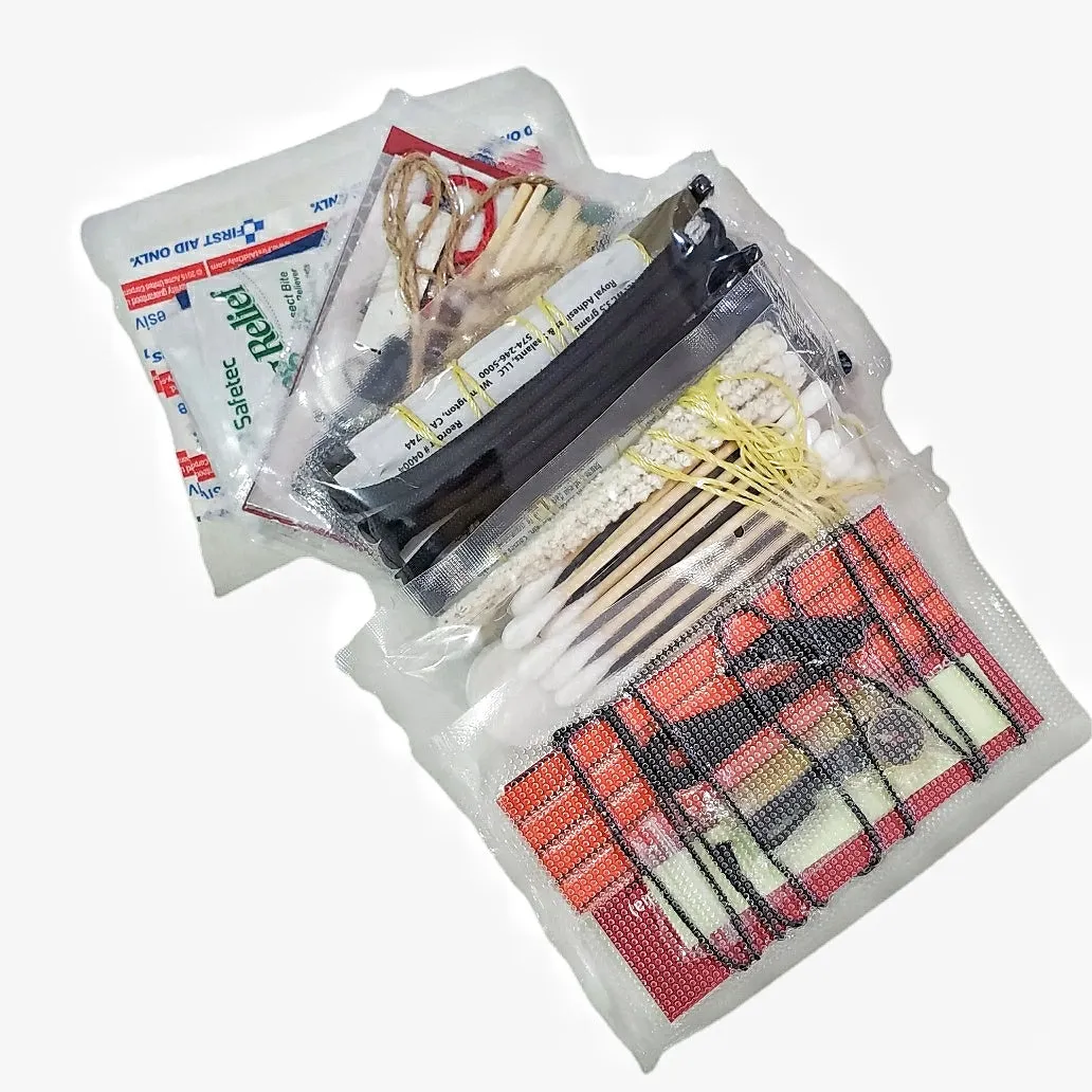 Shim Personal Survival Cards - Wallet Size Vacuum Sealed Survival Packets