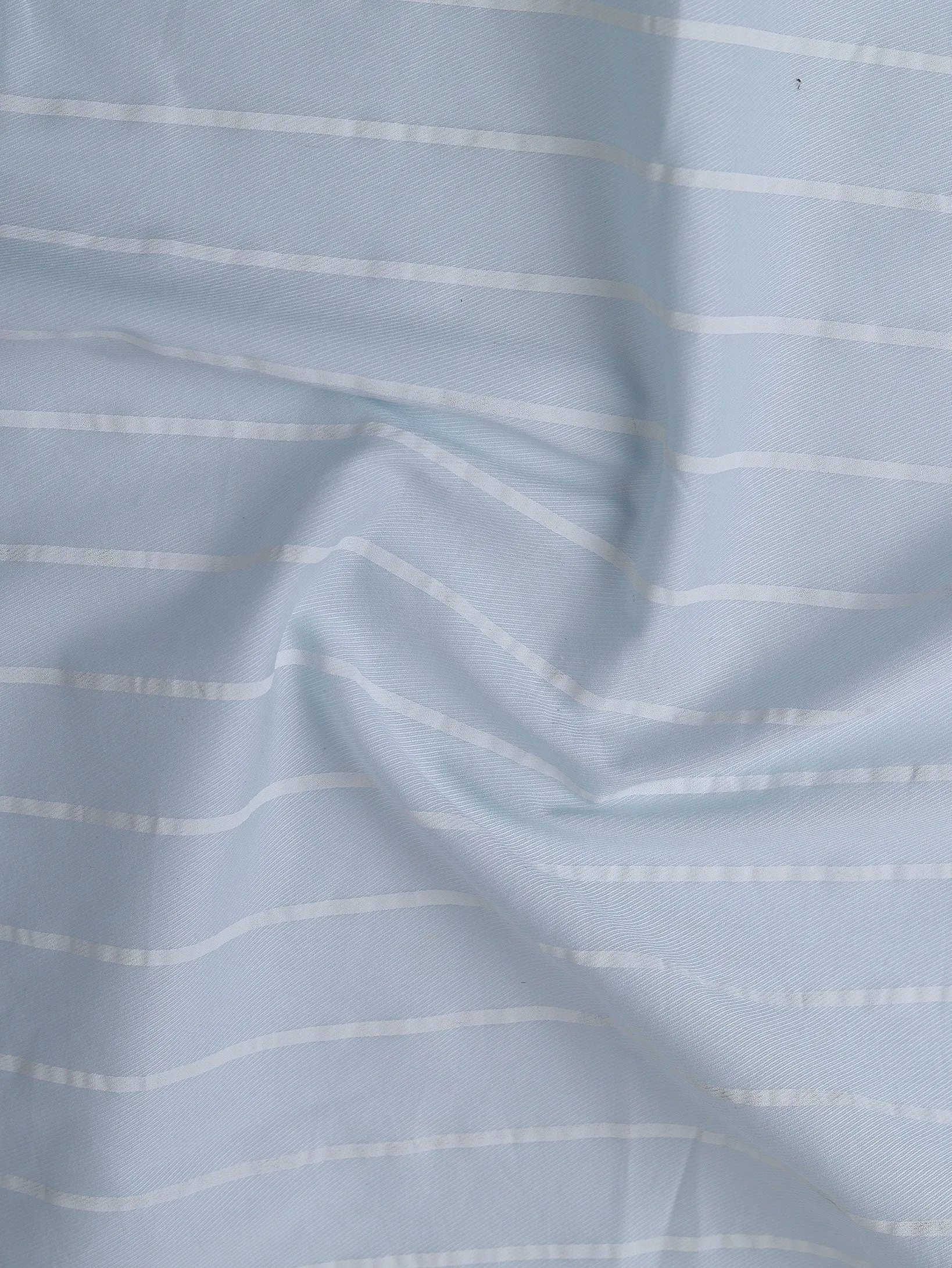 Sky Blue And White Authentic Stripe Casual Shirt