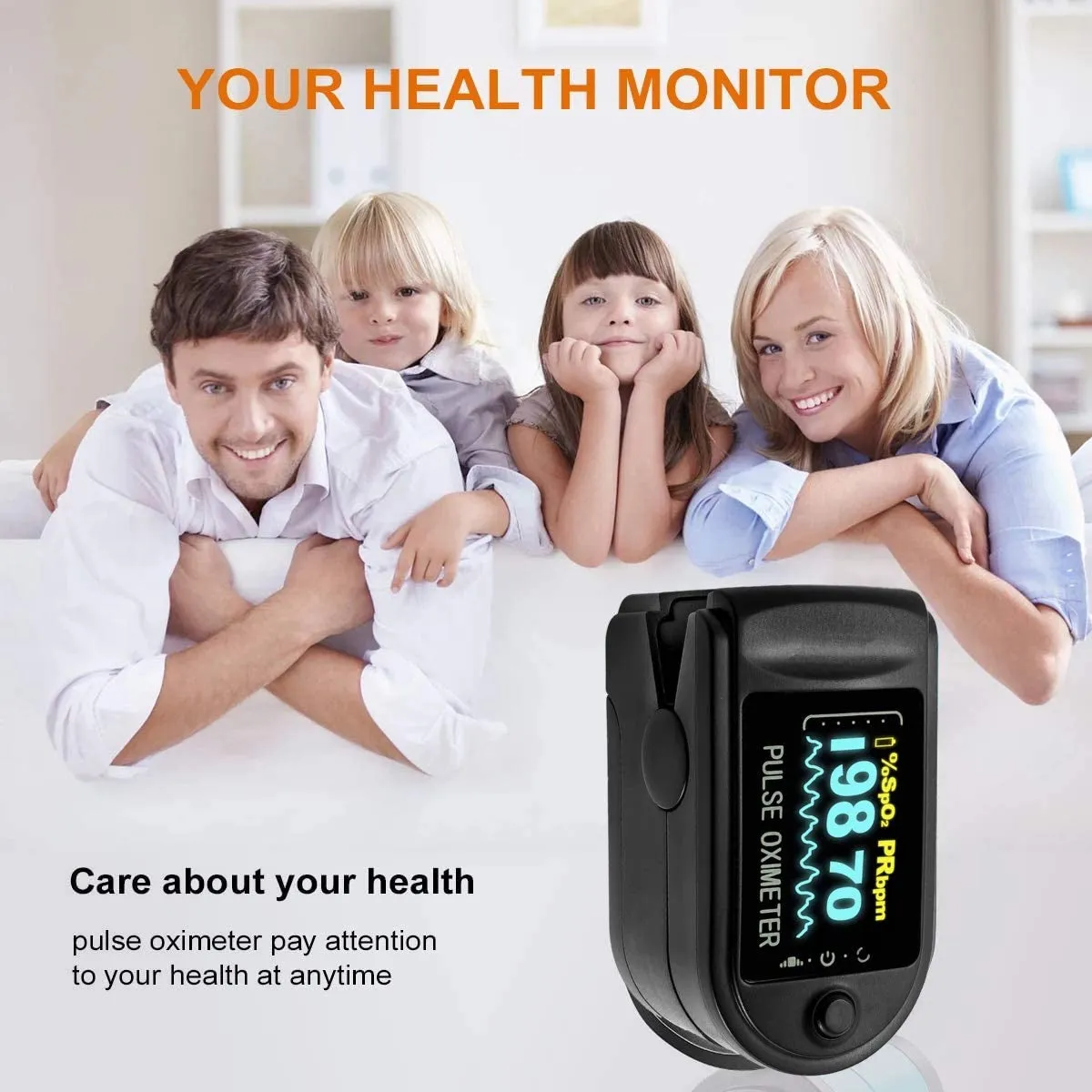 Smart Fingertip Pulse Oximeter (POM88)