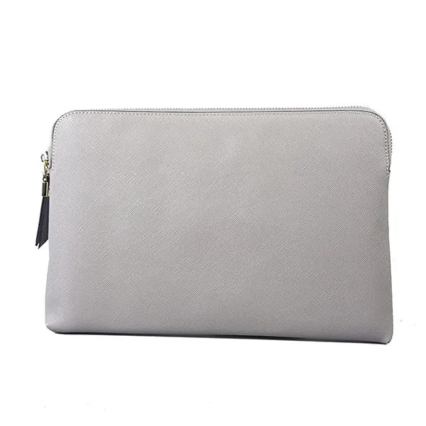 SORRENTO - Addison Road - Storm Structured Saffiano Clutch