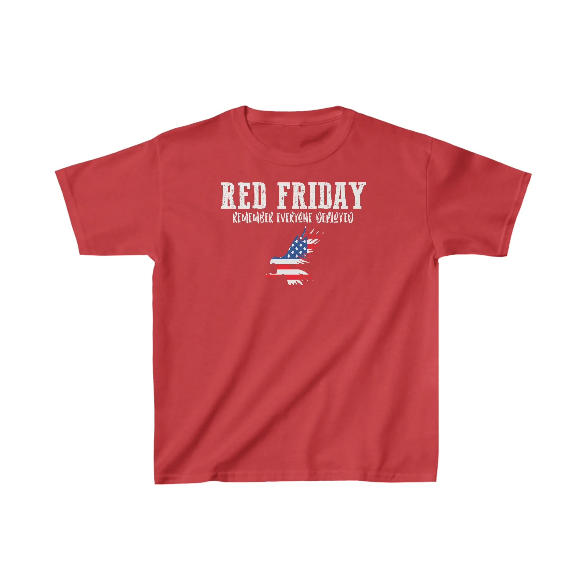 T-Shirt, Youth: R.E.D. Friday with American Flag Eagle