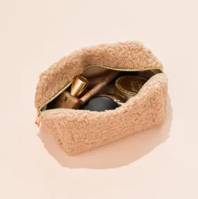 Teddy Make Up Bag - Walnut Brown