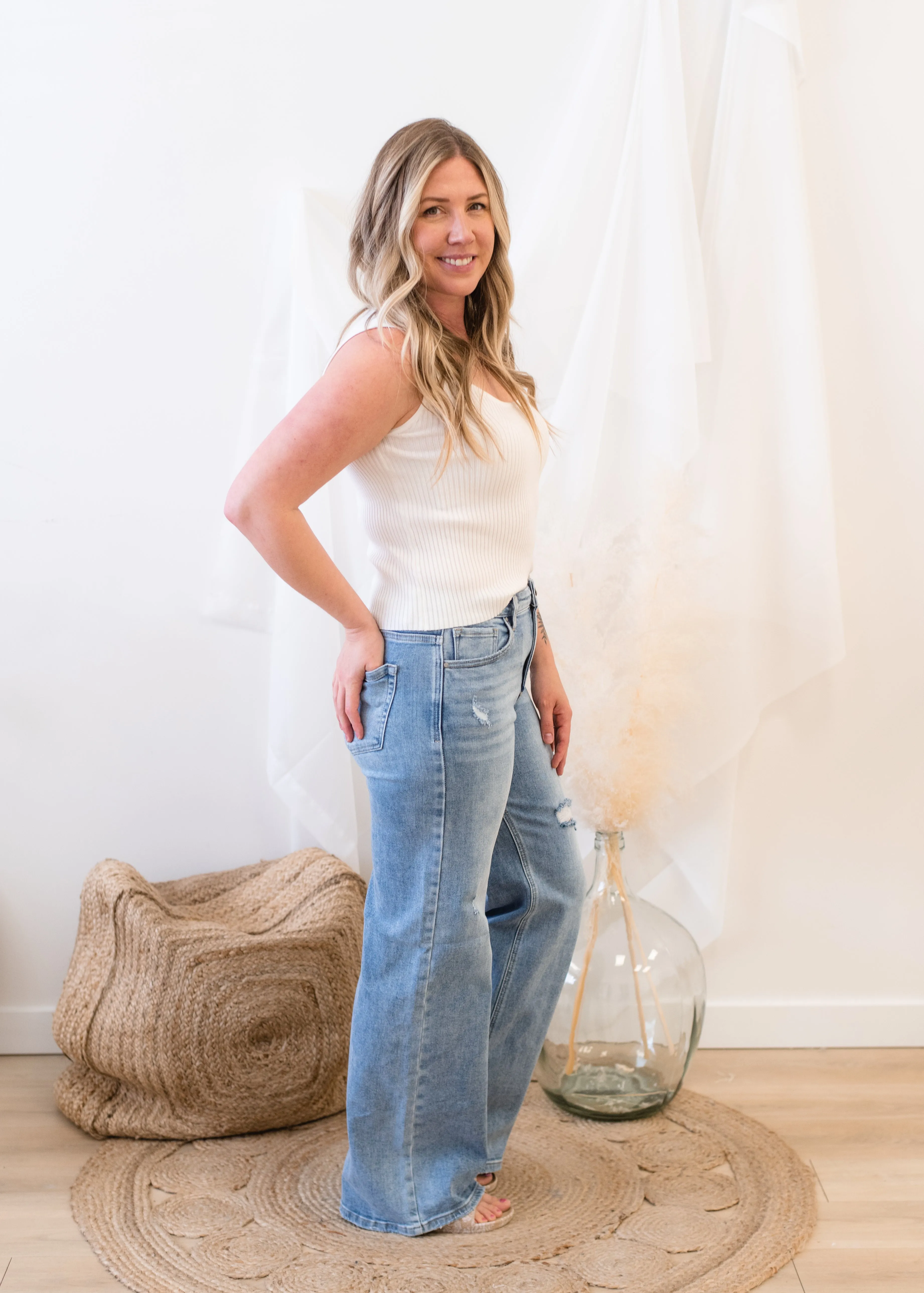 The Connor Wide Leg Jean