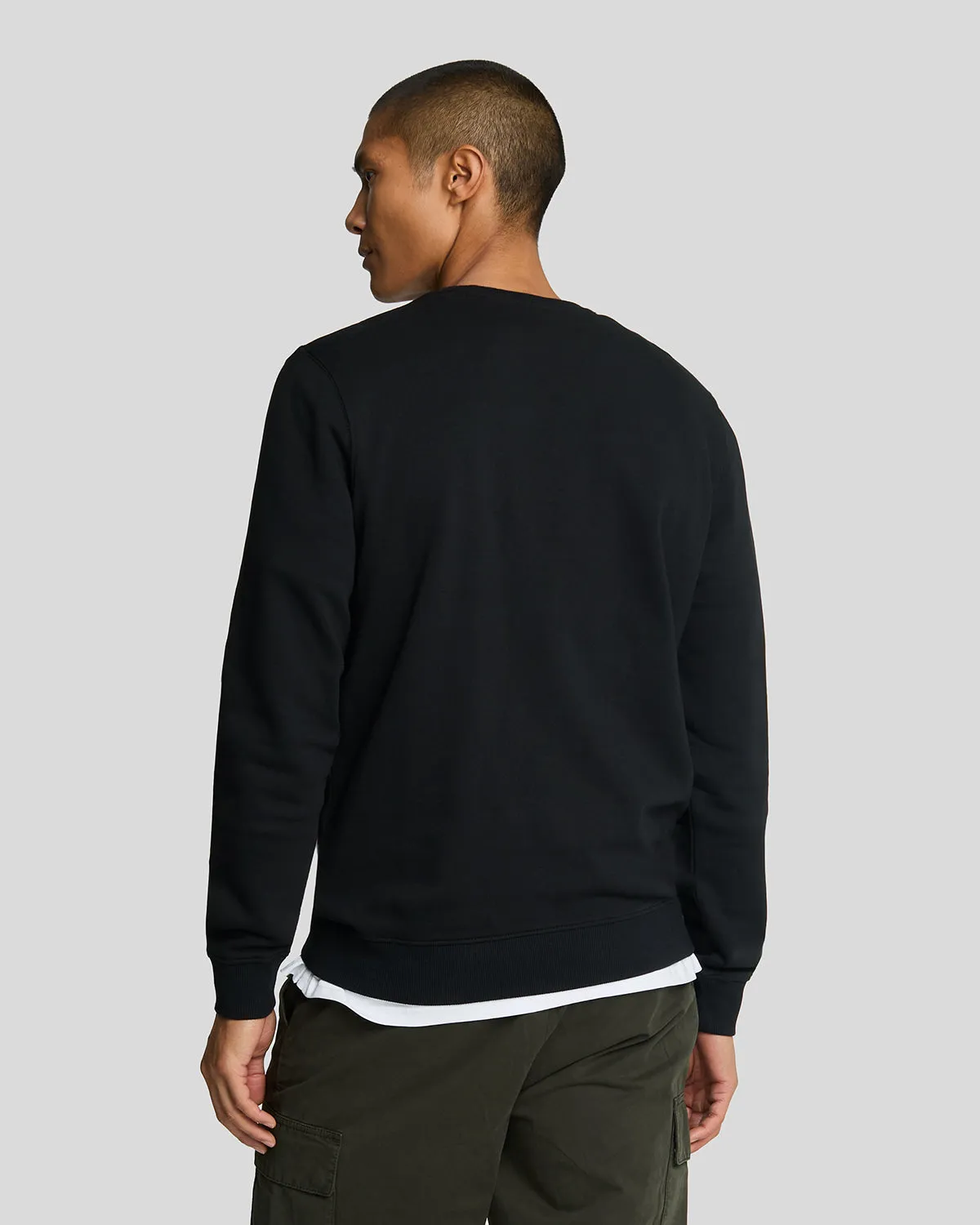 Tonal Eagle Crew Neck Sweatshirt