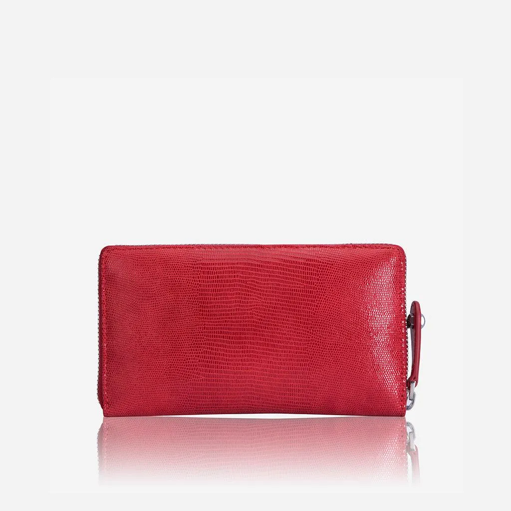 Zip Around Purse, Cherry